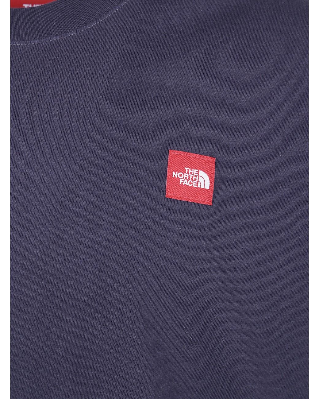 The North Face Blue Box Short Sleeves Tee for men