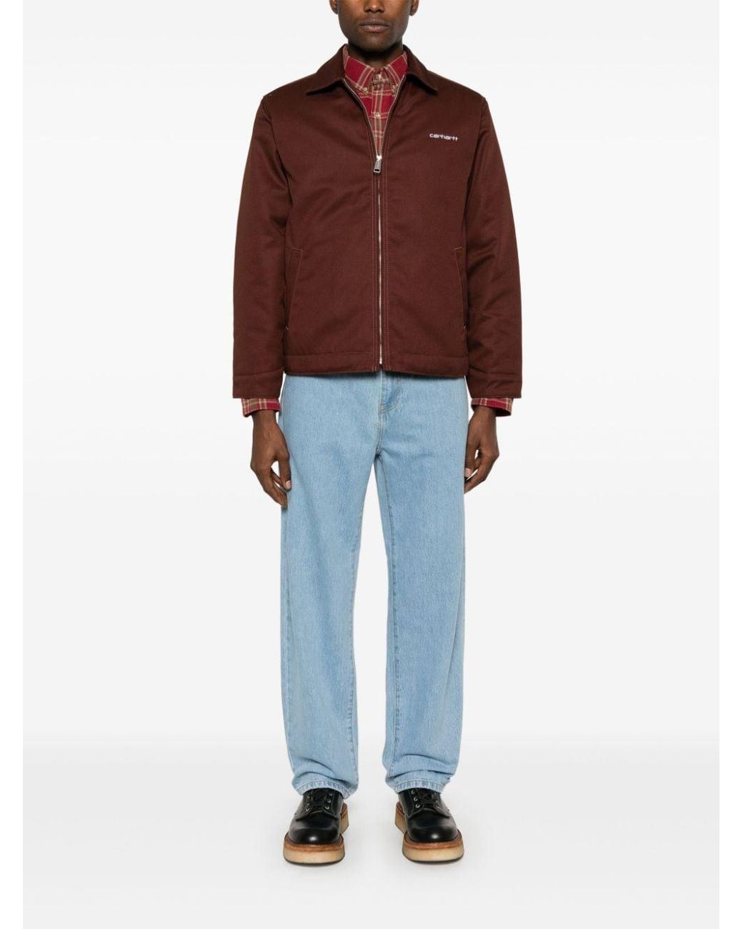 Carhartt Blue Aaron Denim Jeans for men