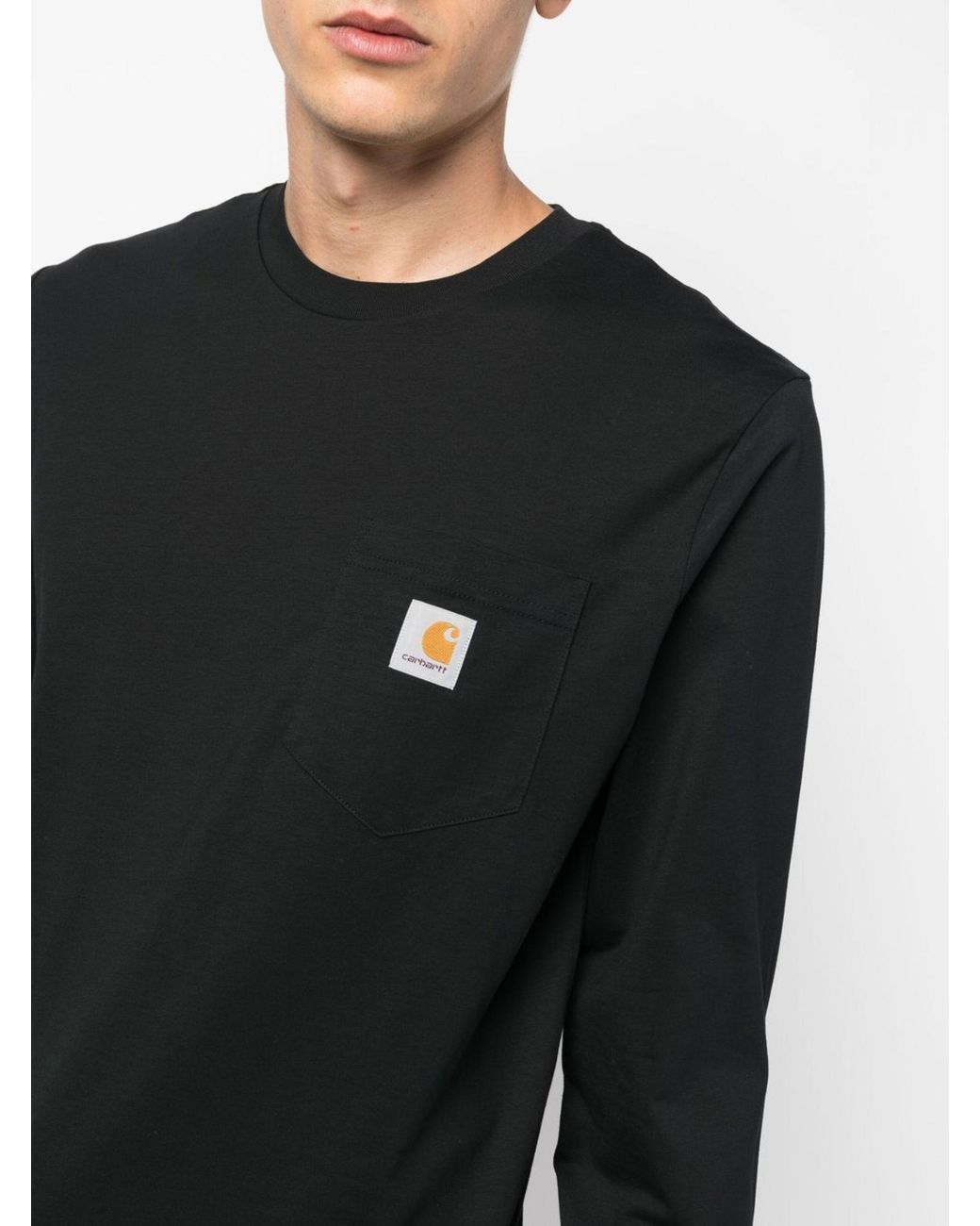 Carhartt Black L/S Pocket T-Shirt for men