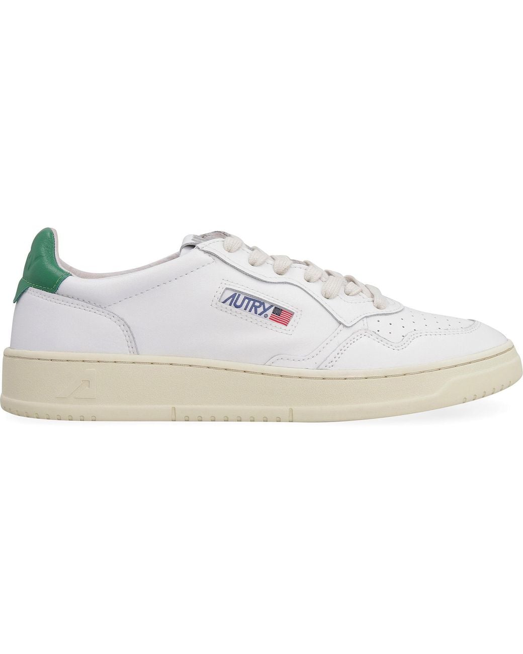 Autry White Medalist Low for men