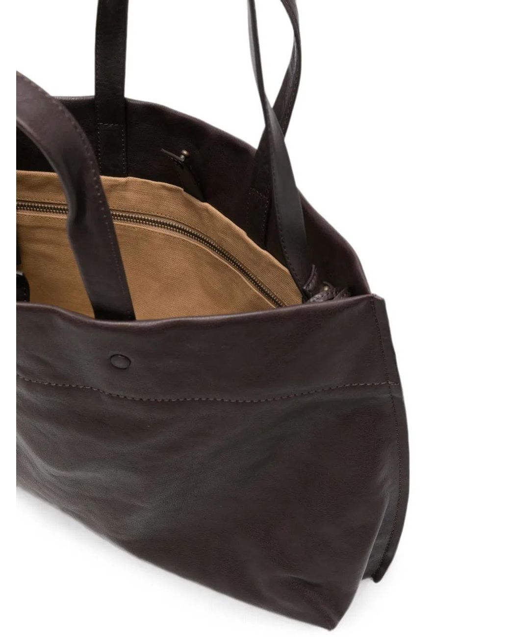 Lihann George Black Elli Leather Tote Bag