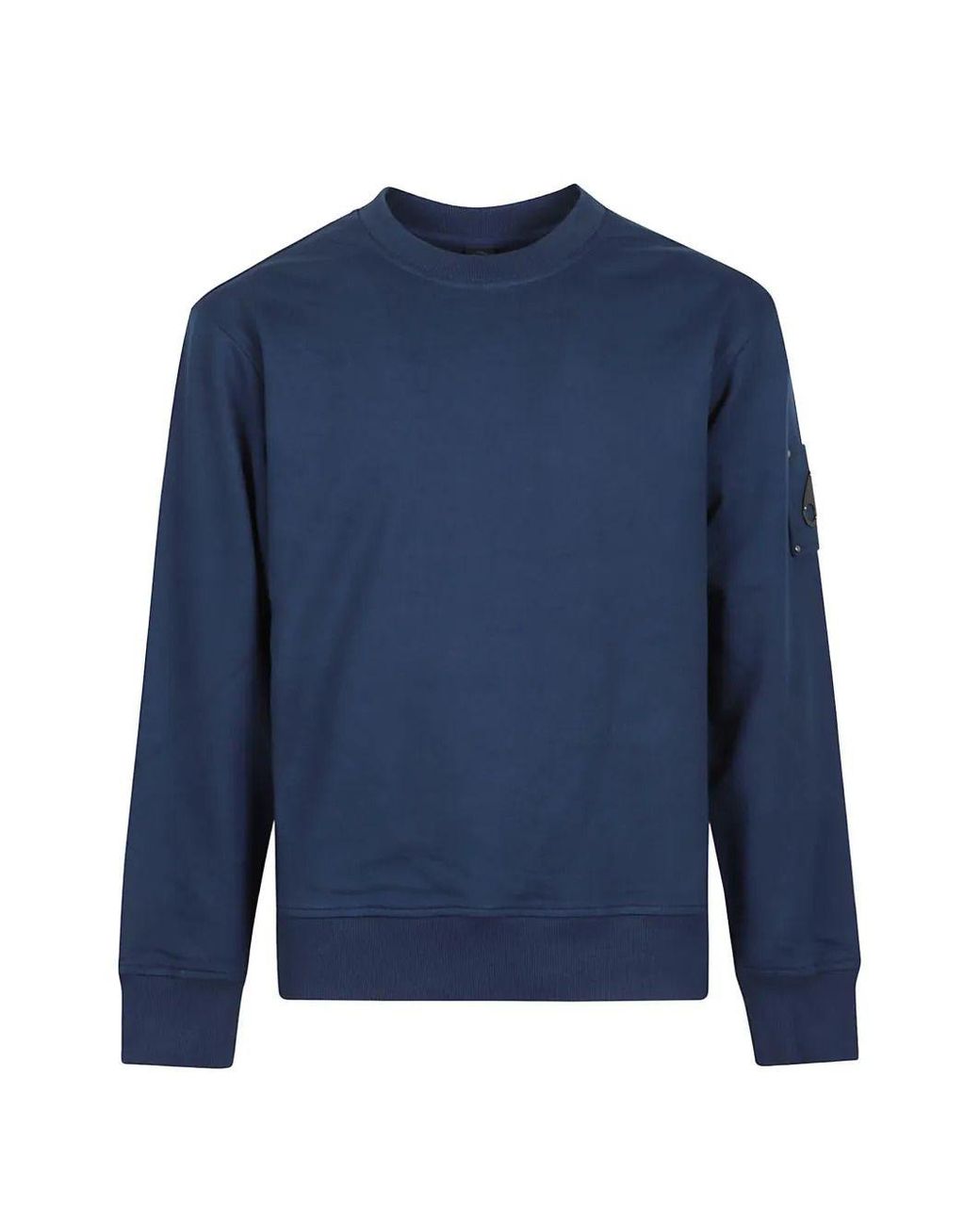 Moose Knuckles Blue Sweatshirt With Logo Patch for men