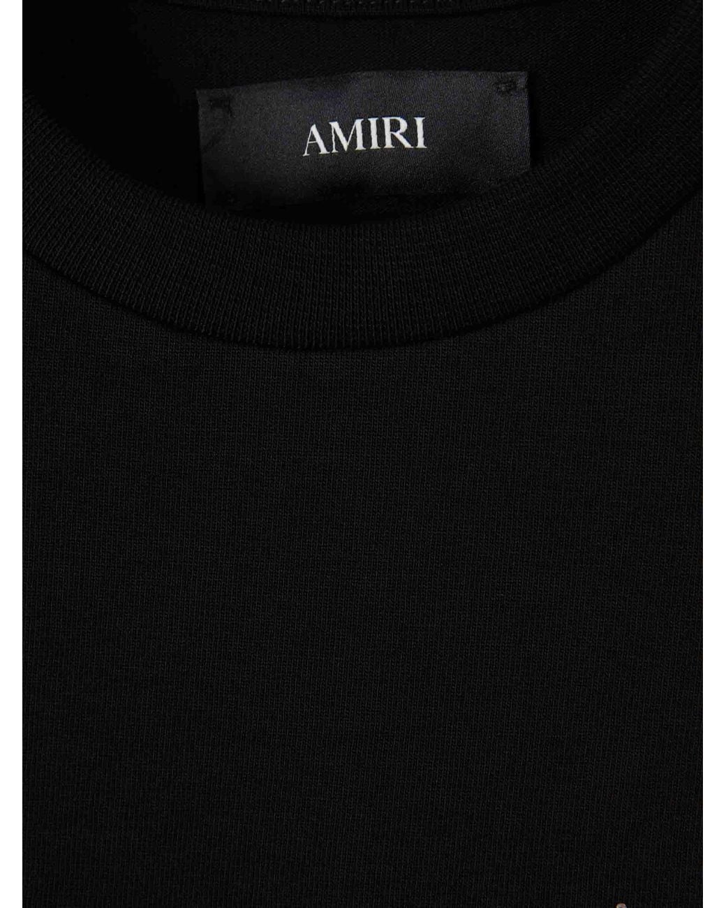 Amiri Black Script Jmodal Reg Tee for men
