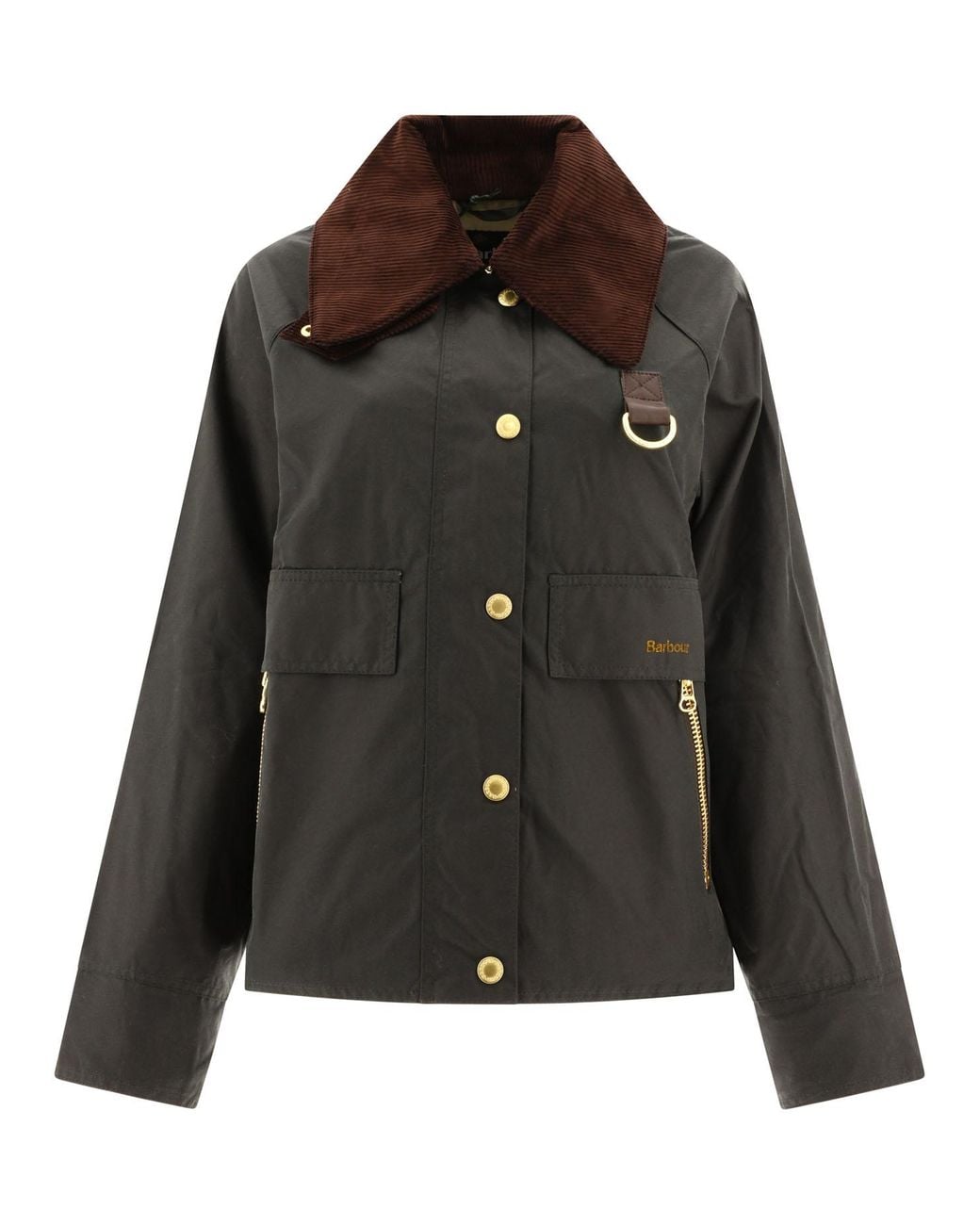 Barbour Black "Catton Wax" Lightweight Jacket