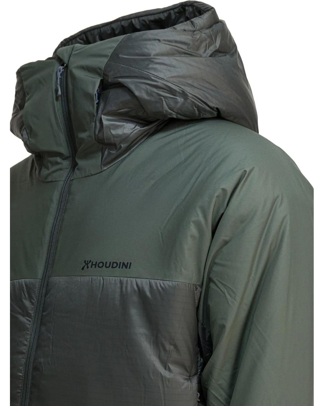 Houdini Sportswear Gray Recycled Polyester Jacket for men