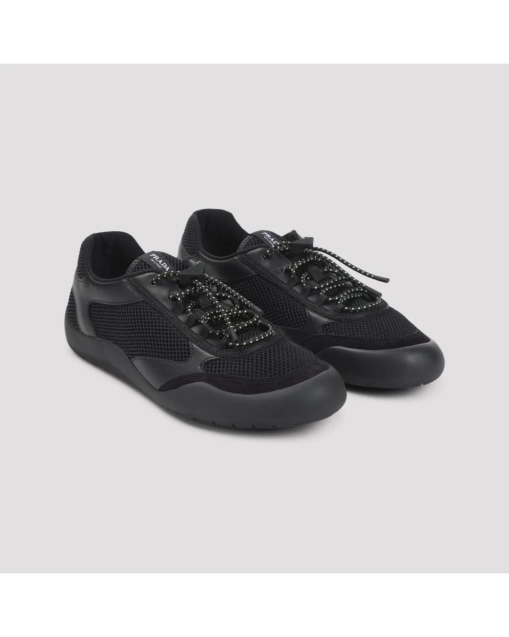 Prada Black Sneakers Speedrock for men