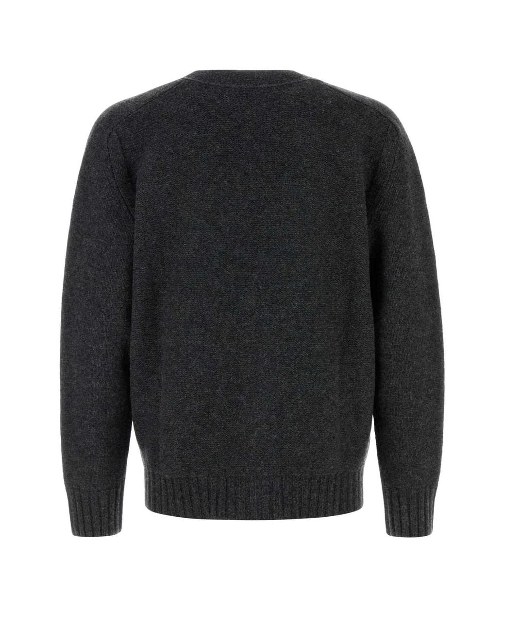 Bottega Veneta Black Long Sleeves Wool Cardigan for men