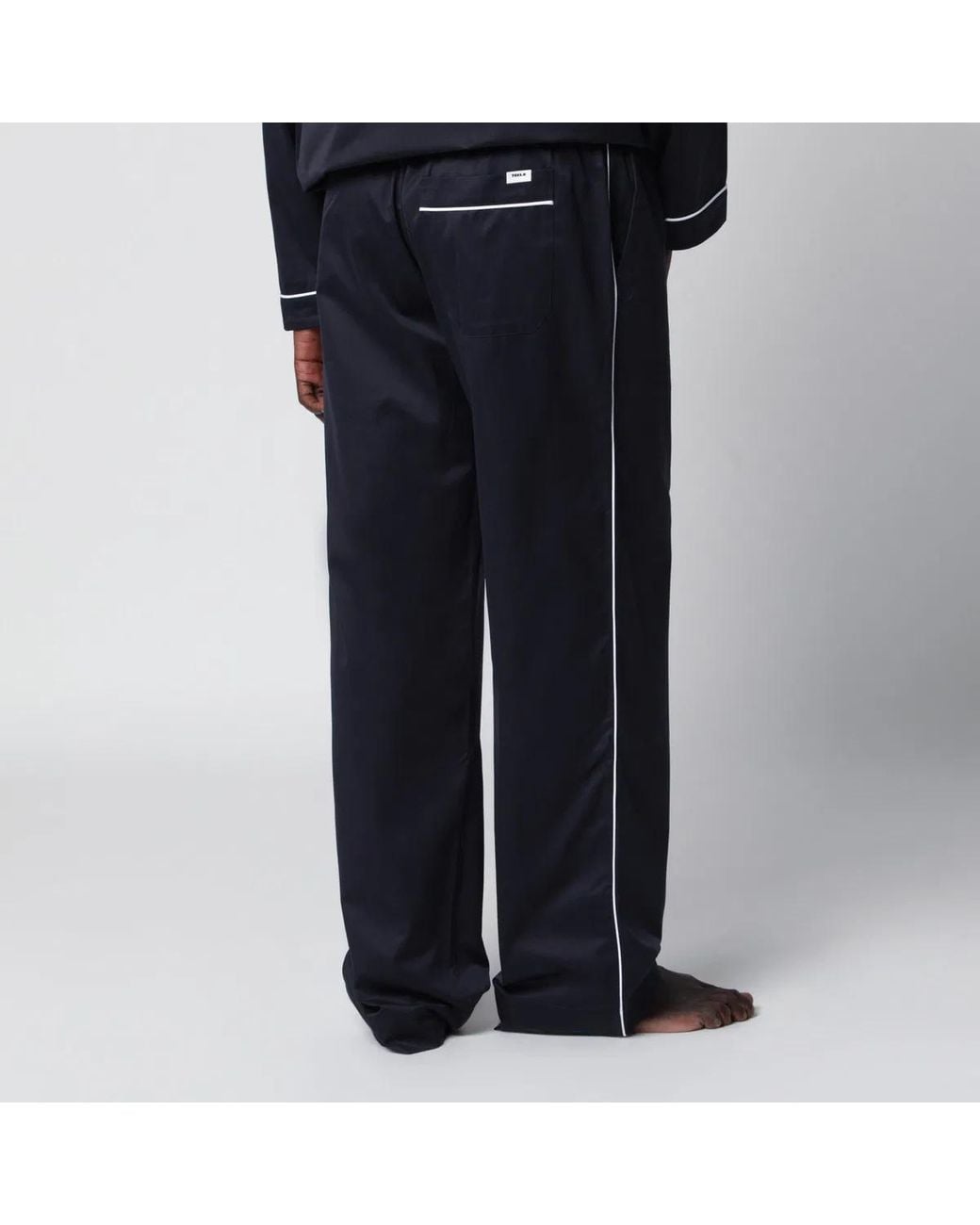 Tekla Blue Pajama Trousers for men