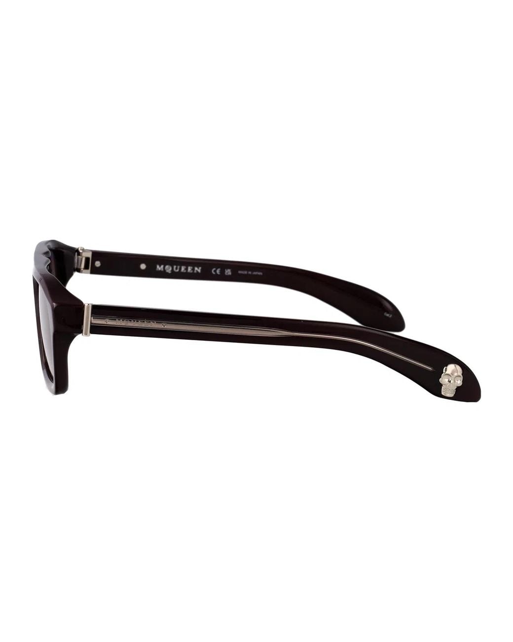 McQueen Brown Recycled Acetate Sunglasses for men