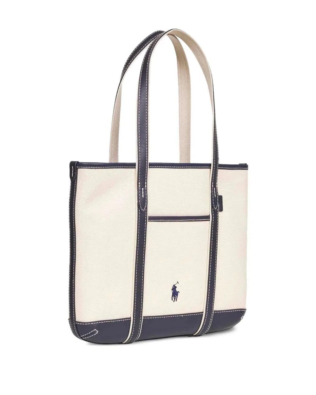 Polo Ralph Lauren White Small Tote Bag