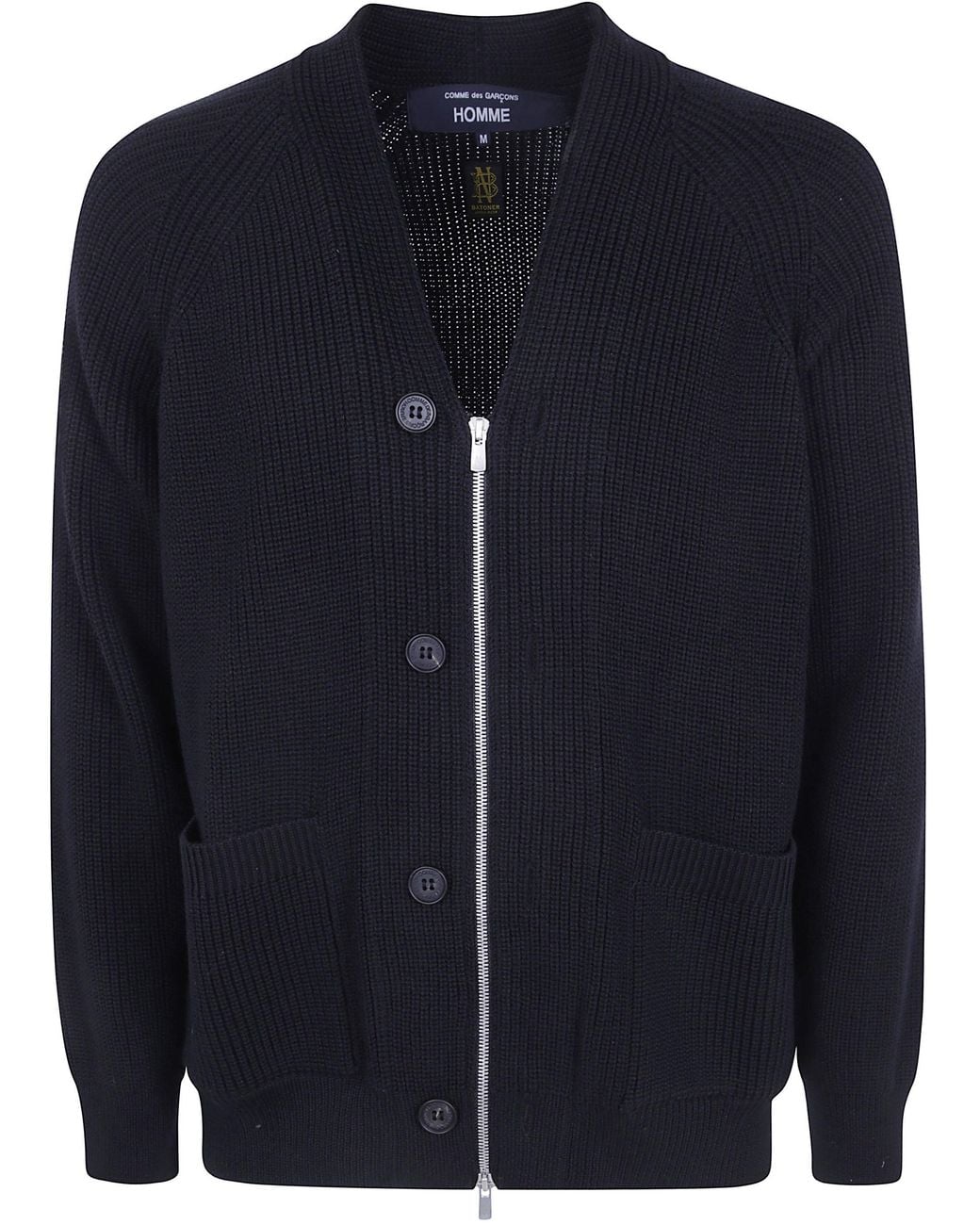 Comme des Garçons Blue Comme Des Garçons Homme Plus Double Lace Wool Cardigan for men