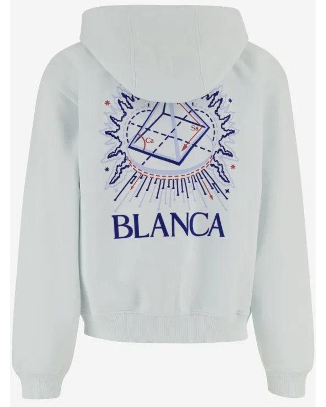Casablanca Blue Celestial Pyramid Flock Hoodie for men