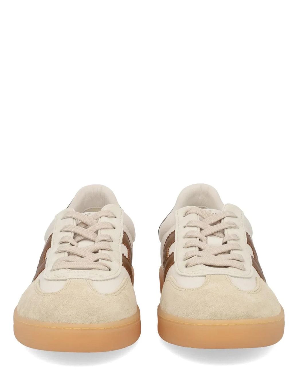 Hogan Natural Cool Calf Leather Low-Top Sneakers for men