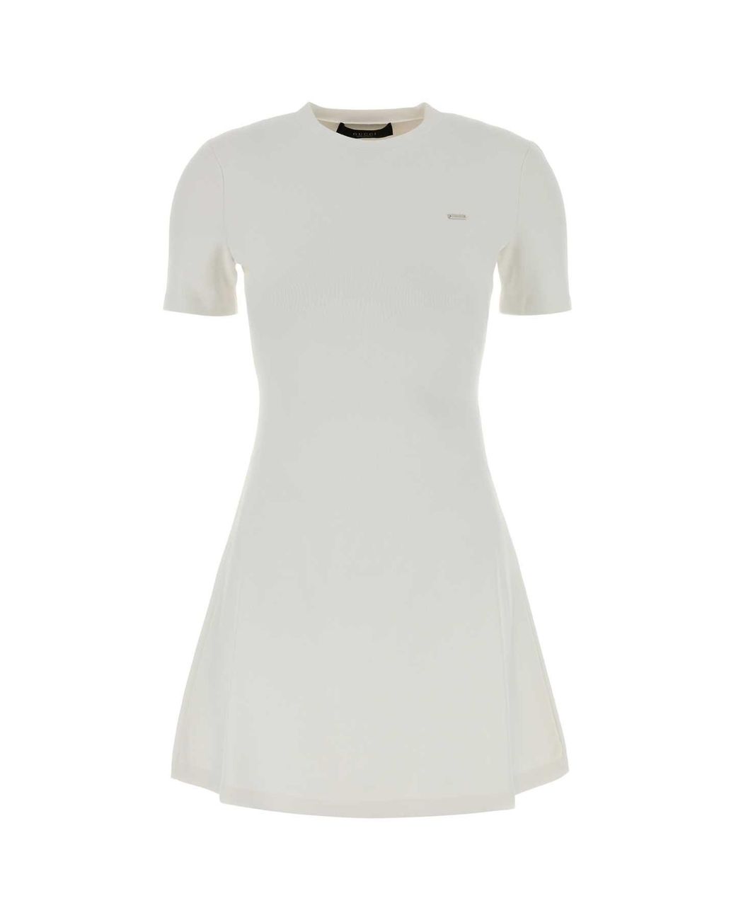 Gucci White Knit Mini Dress