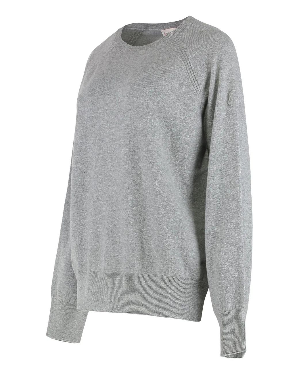 Moncler Gray Crew Neck Sweater
