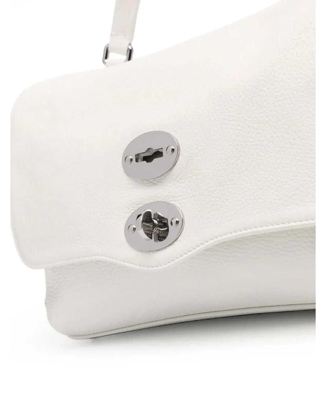 Zanellato White "Postina Daily" Small Messenger Bag