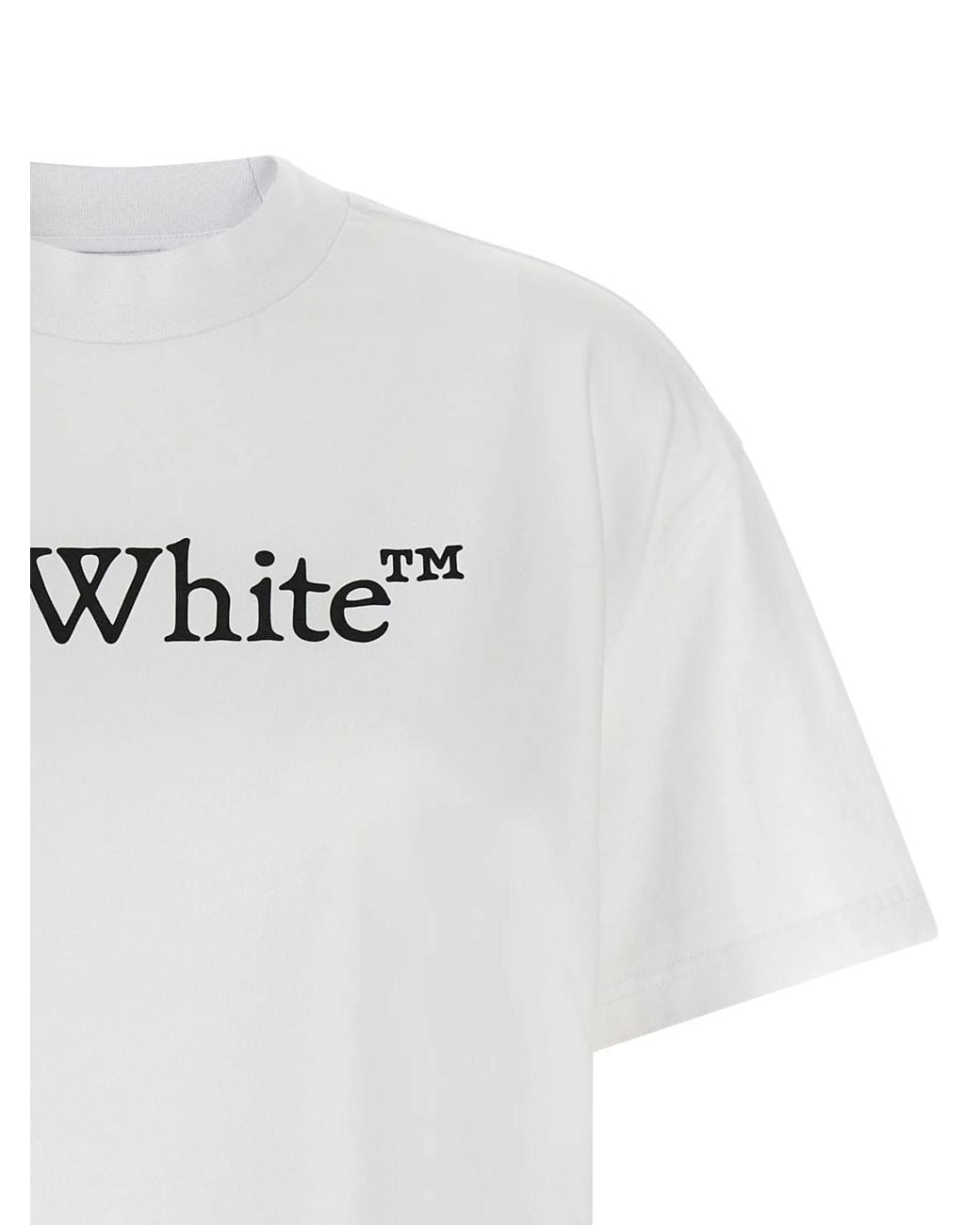 Off-White c/o Virgil Abloh White Big Logo Bookish T-Shirt