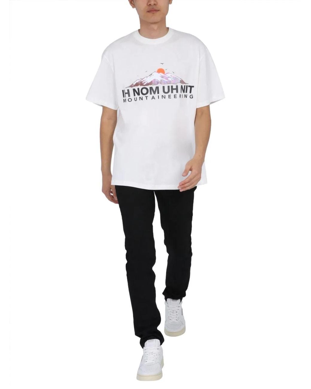 Ih Nom Uh Nit White Crew Neck T-Shirt for men
