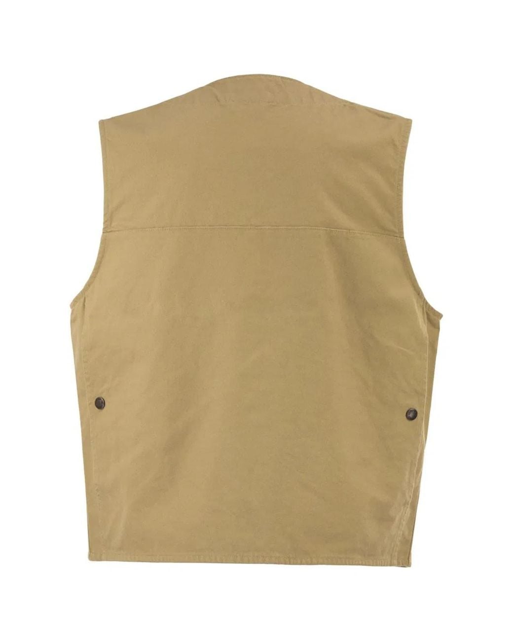 Filson Natural Cotton Utility Vest With Patch Pockets for men