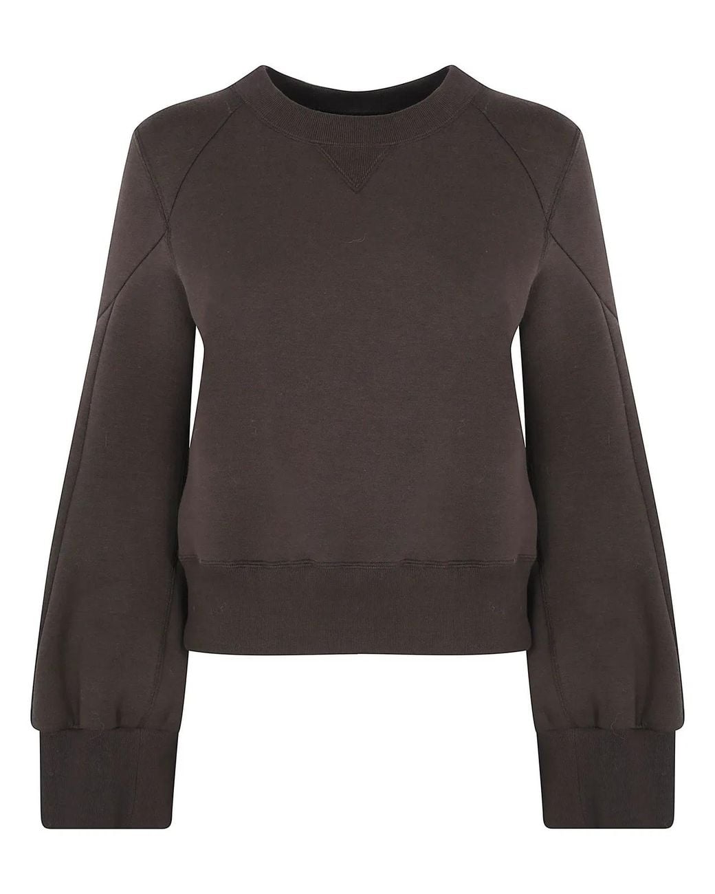 Sacai Brown Sponge Sweat Pullover