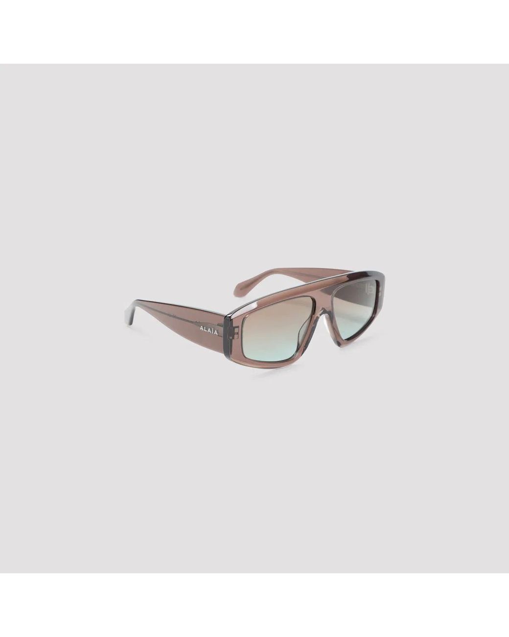 Alaïa White Alaia Acetate Sunglasses