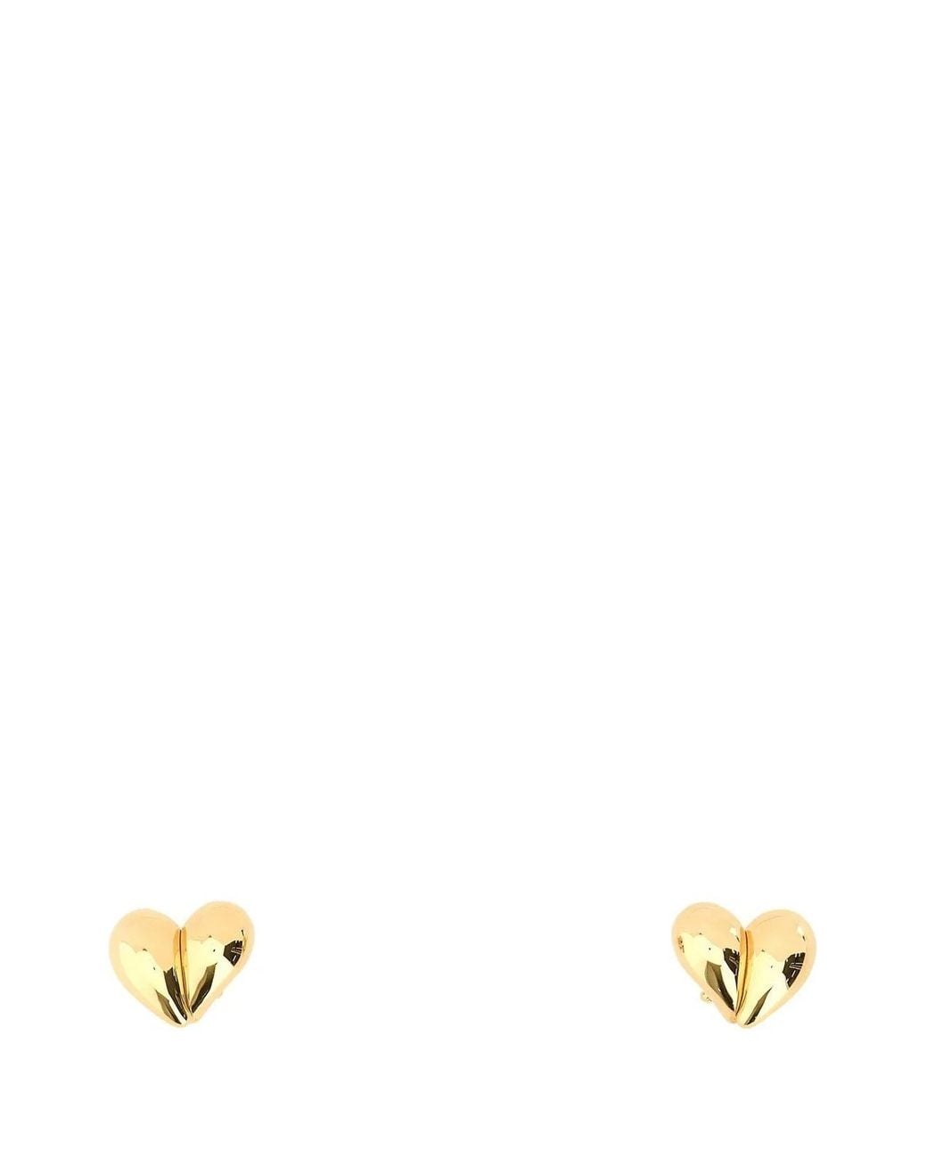 Bottega Veneta Yellow Drop Clip-On Earrings