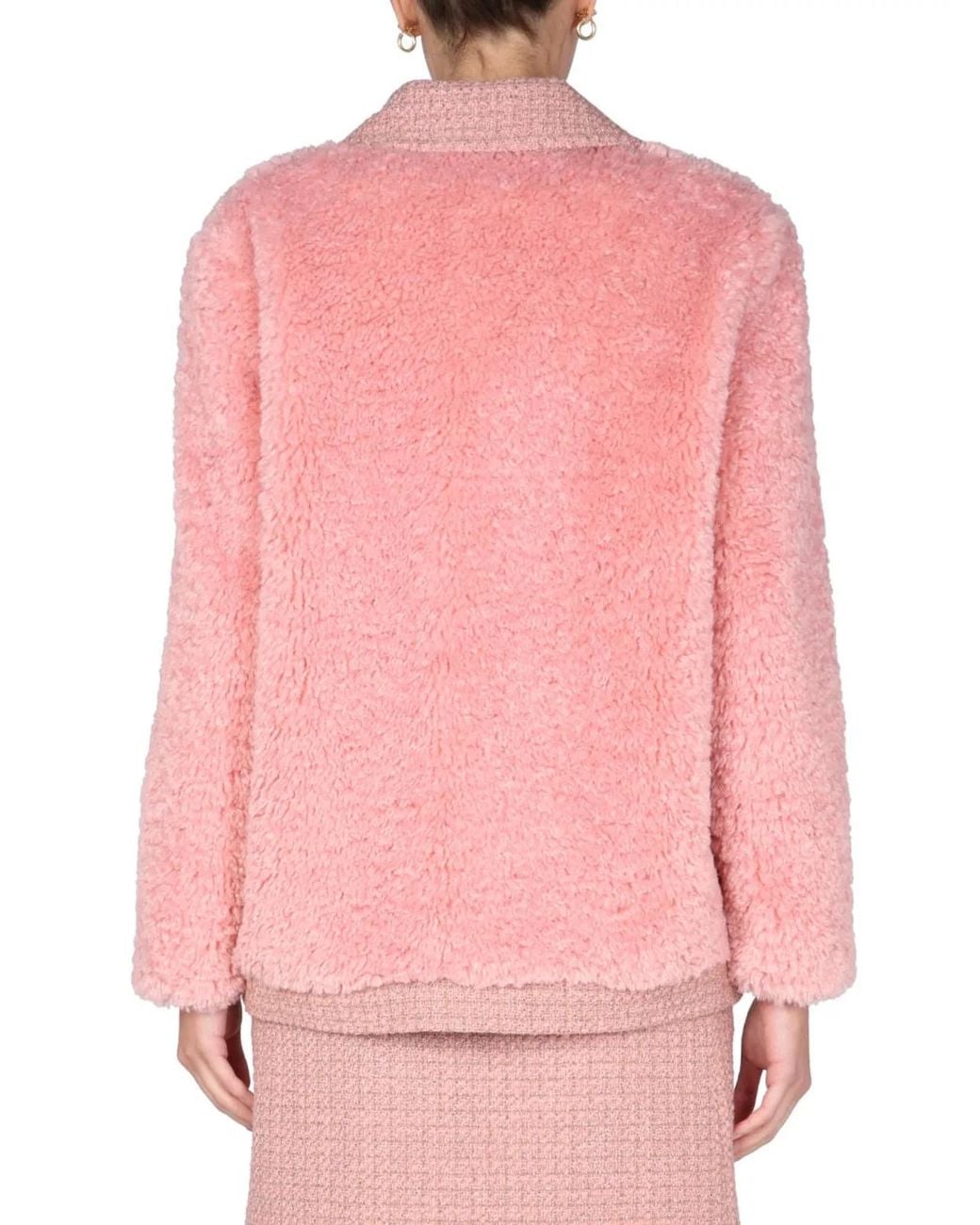 Boutique Moschino Pink Mat Jacket