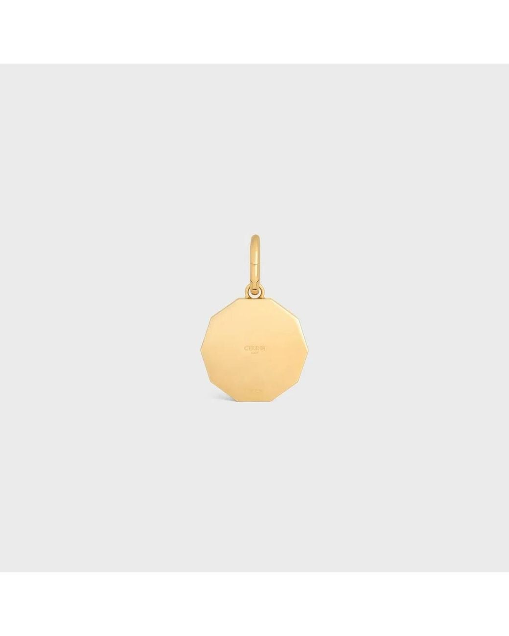 Céline Metallic Decagon Triomphe Medal