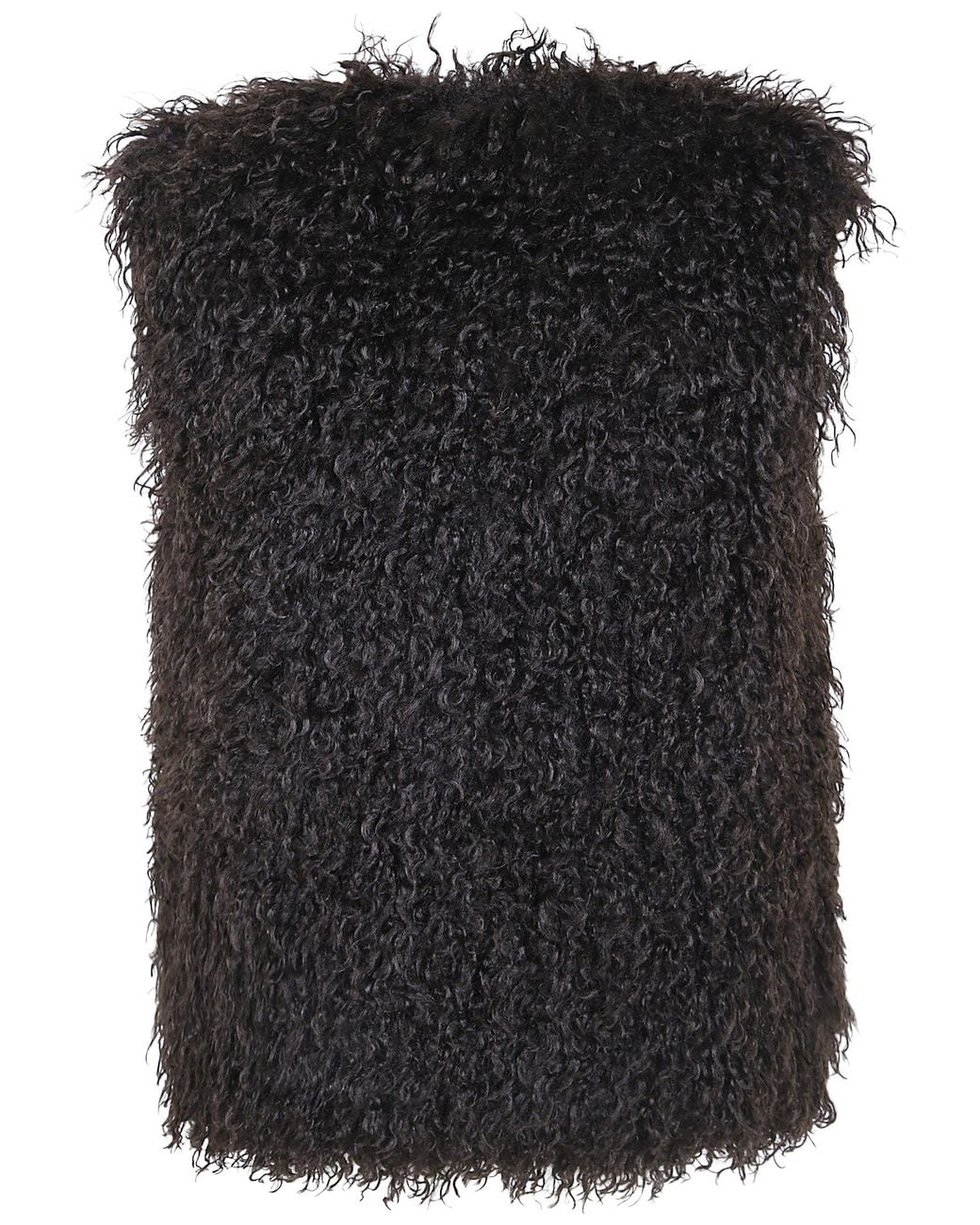 MICHAEL Michael Kors Black Faux Fur Vest