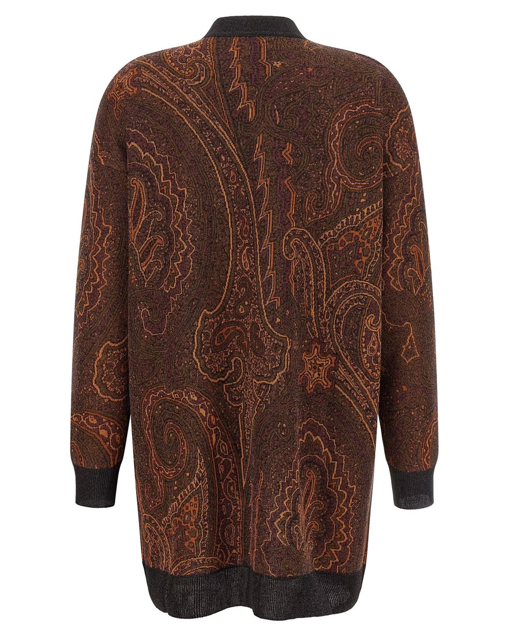 Etro Brown Cardigan Paisley