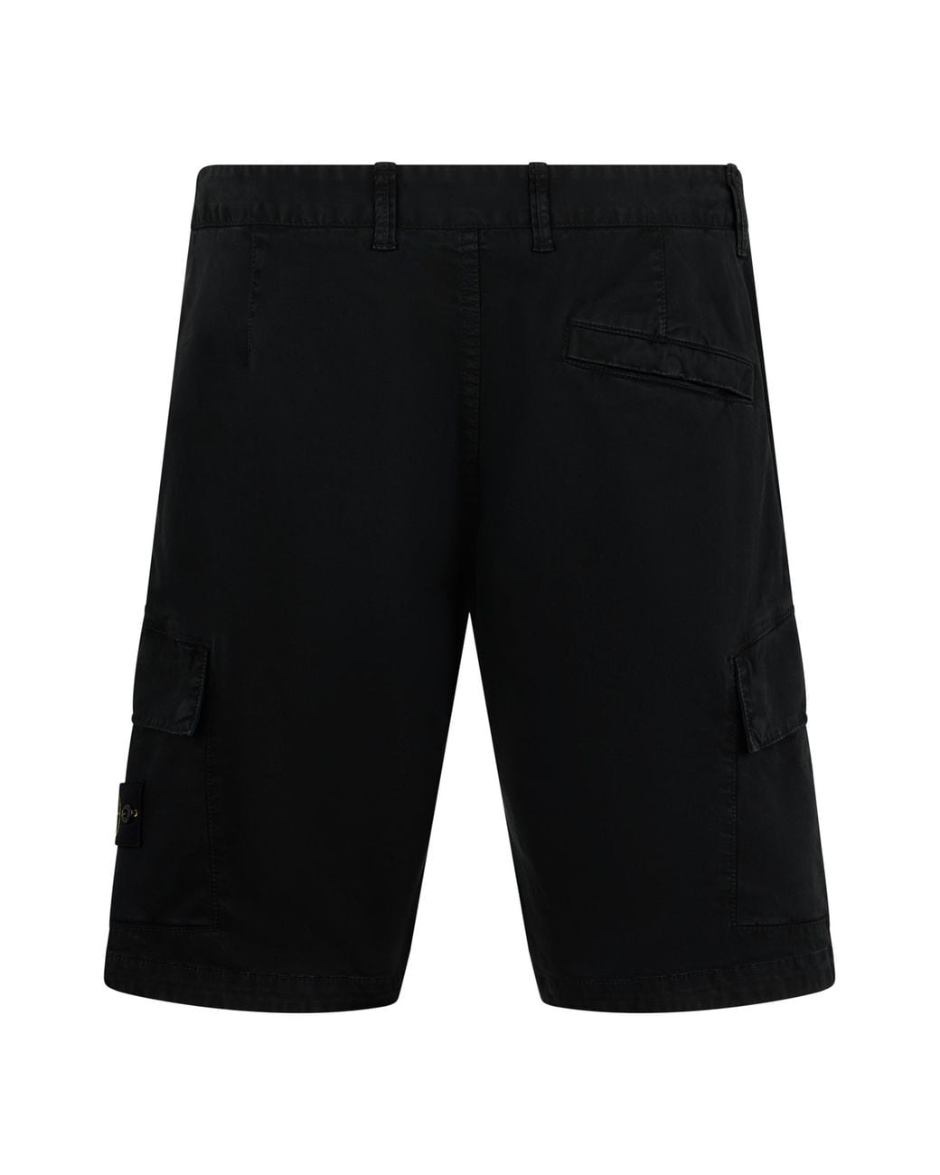 Stone Island Black Bermuda Cargo for men