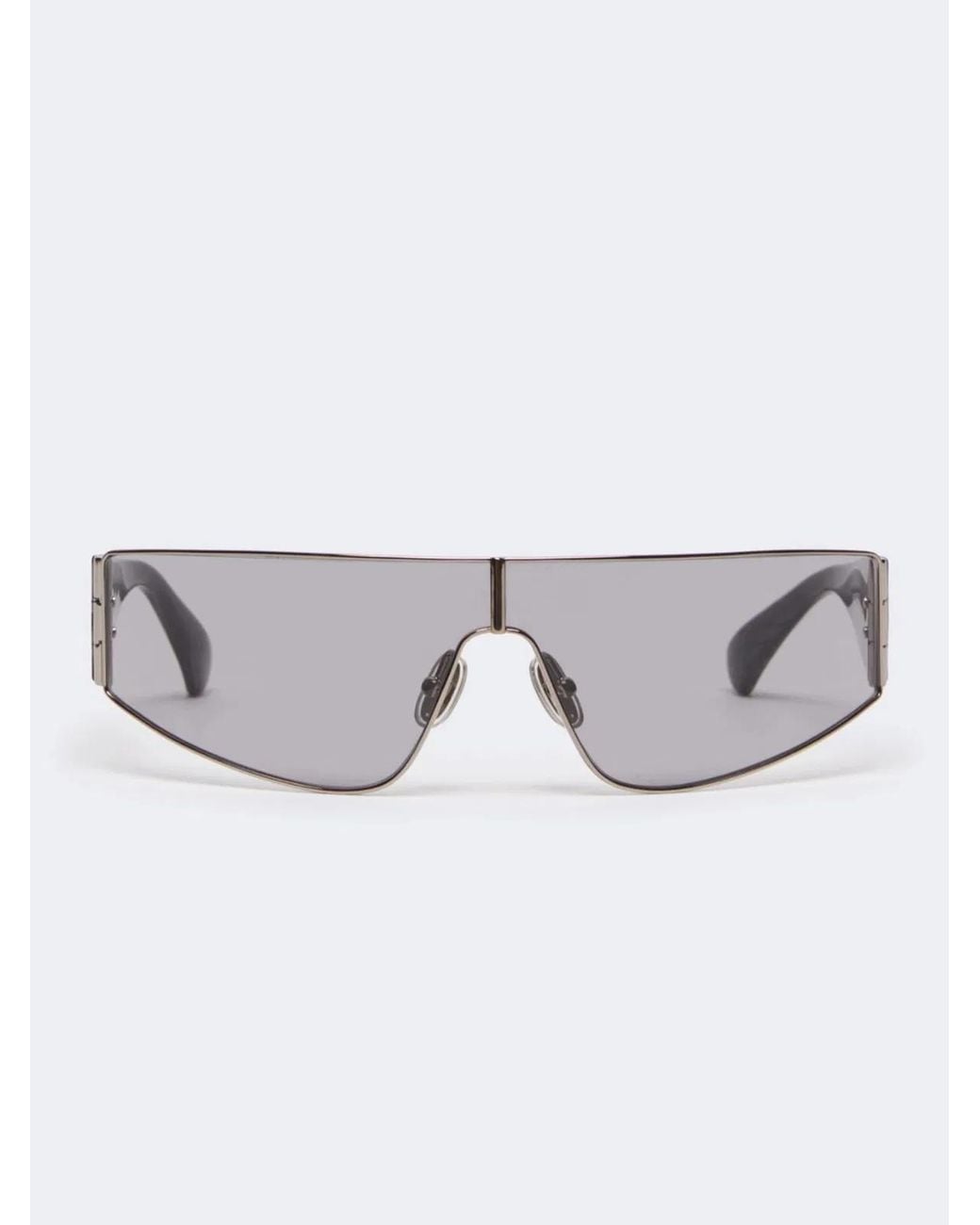 Max Mara Gray Shield Sunglasses