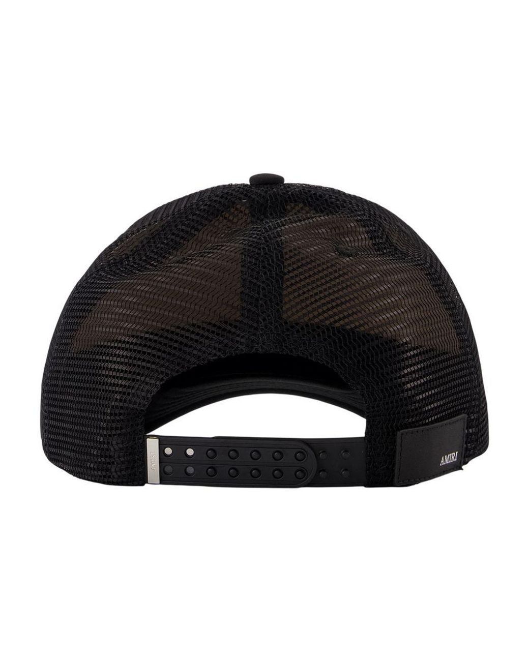 Amiri Black Wave Foam Trucker Cap for men