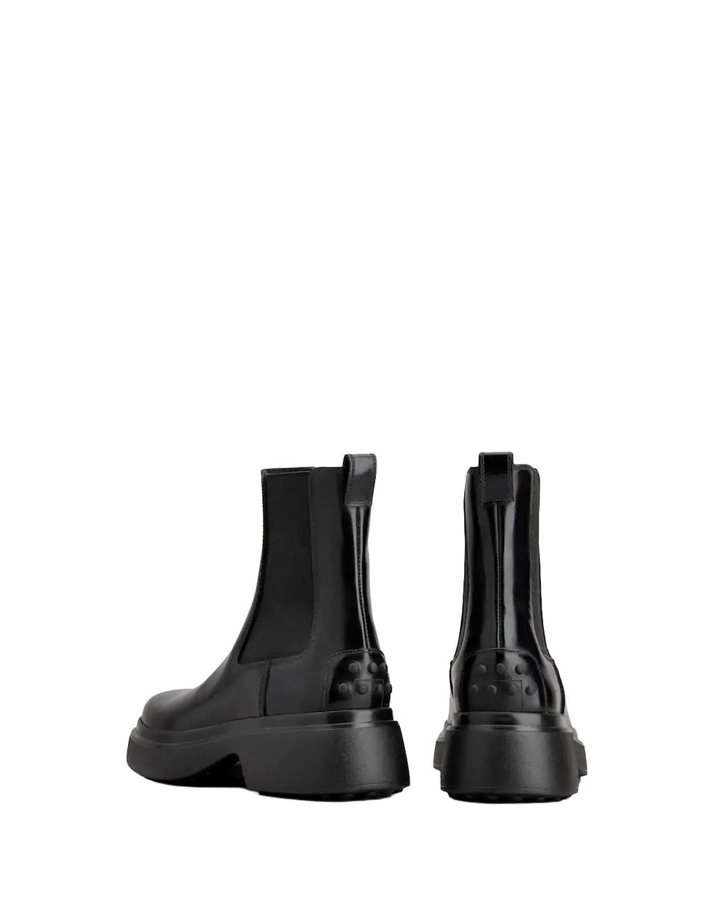 Tod's Black Chelsea Ankle Boots