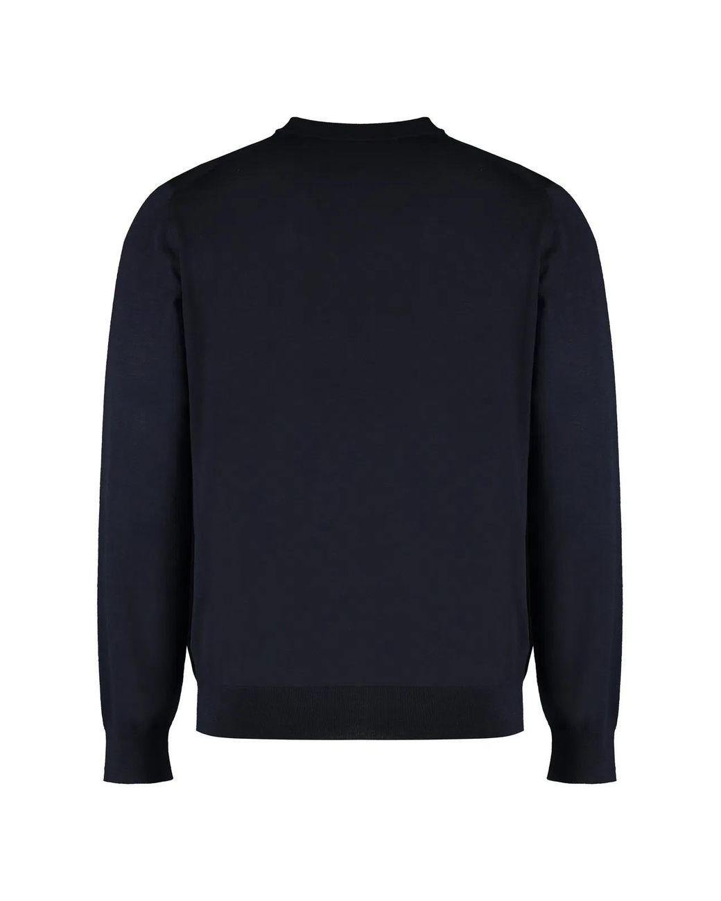 Prada Blue Midnight Wool Sweater for men