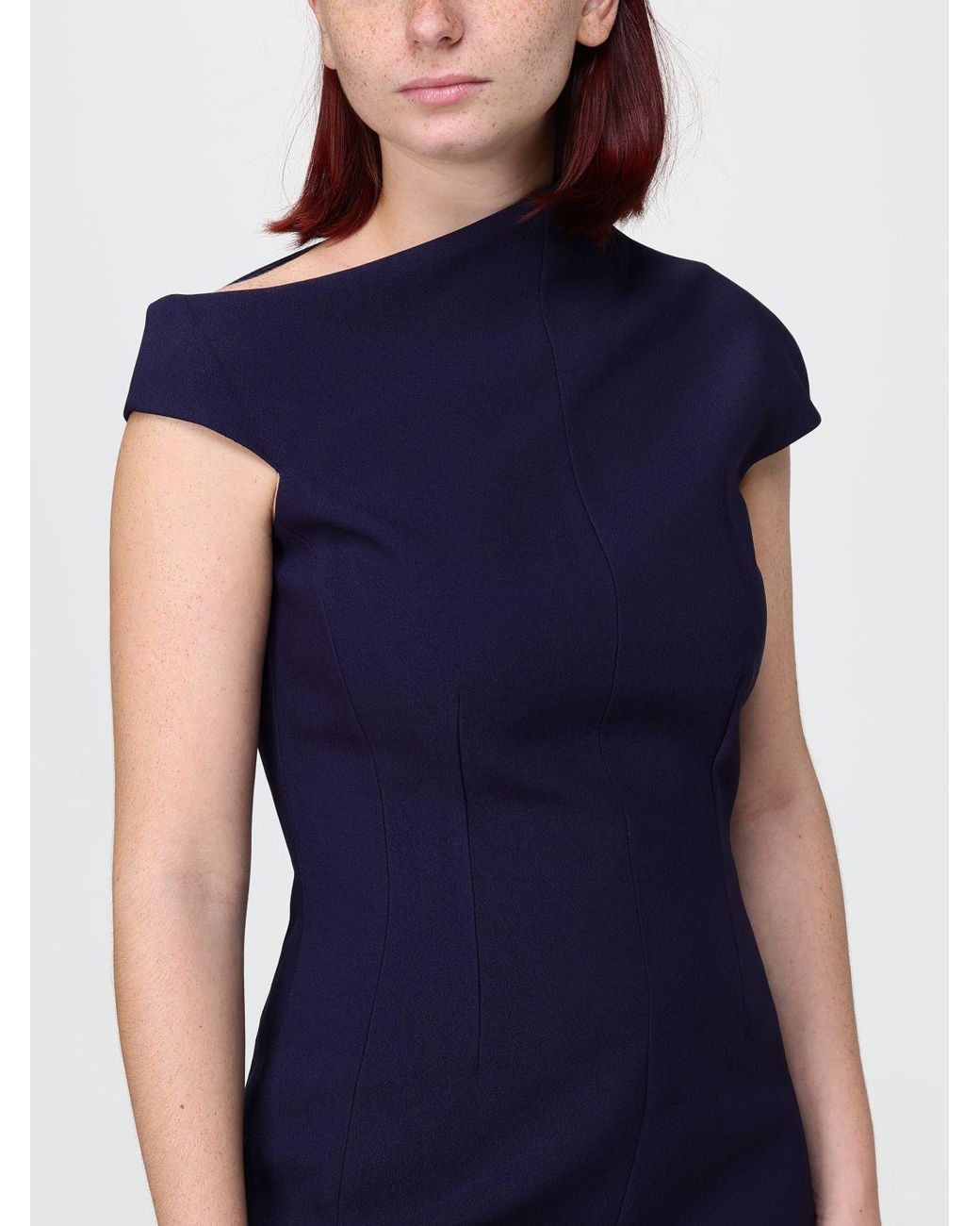 Solace London Blue Arion Maxi Dress