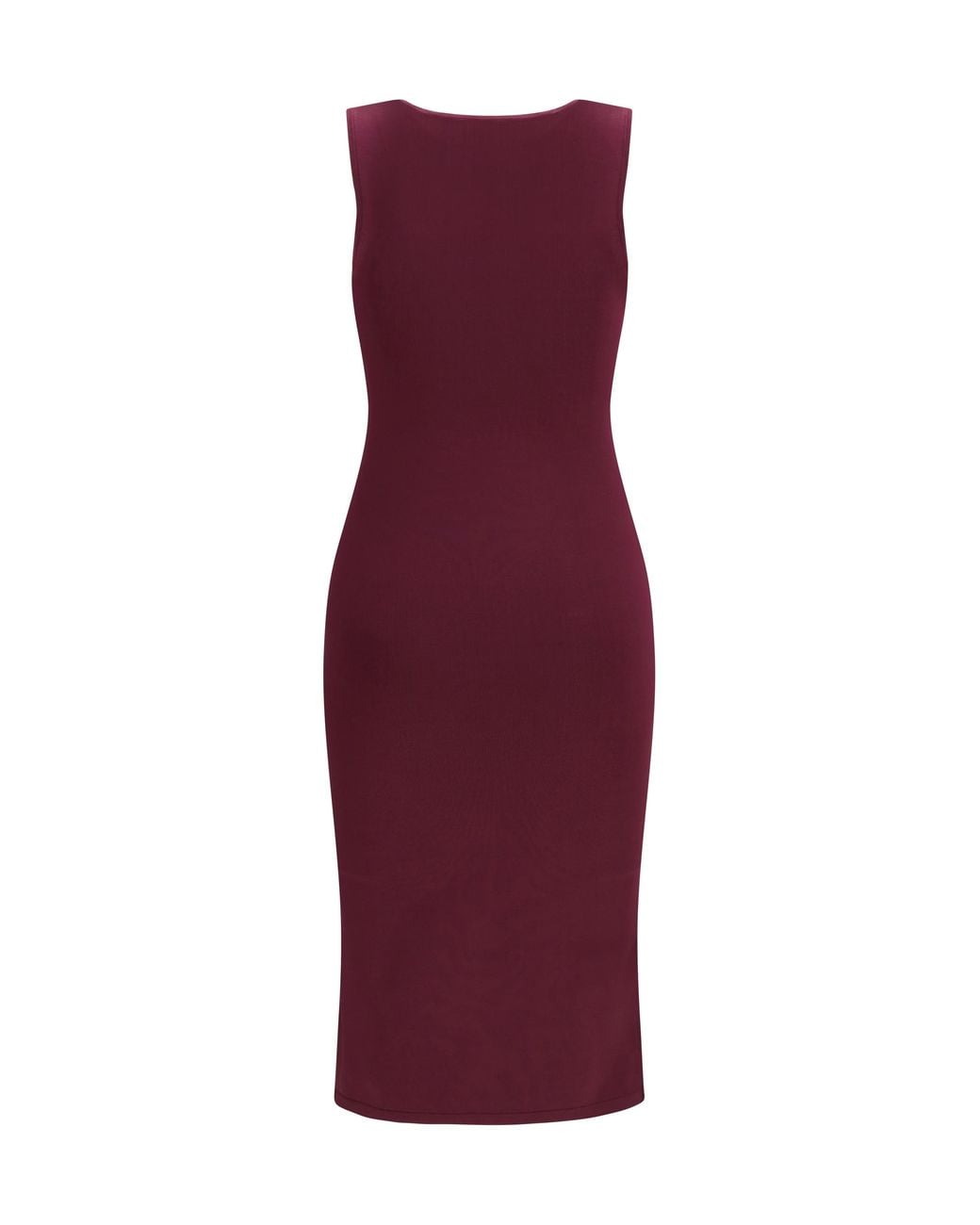 Sa Su Phi Purple Sleeveless Slim-Fit Long Silk Dress