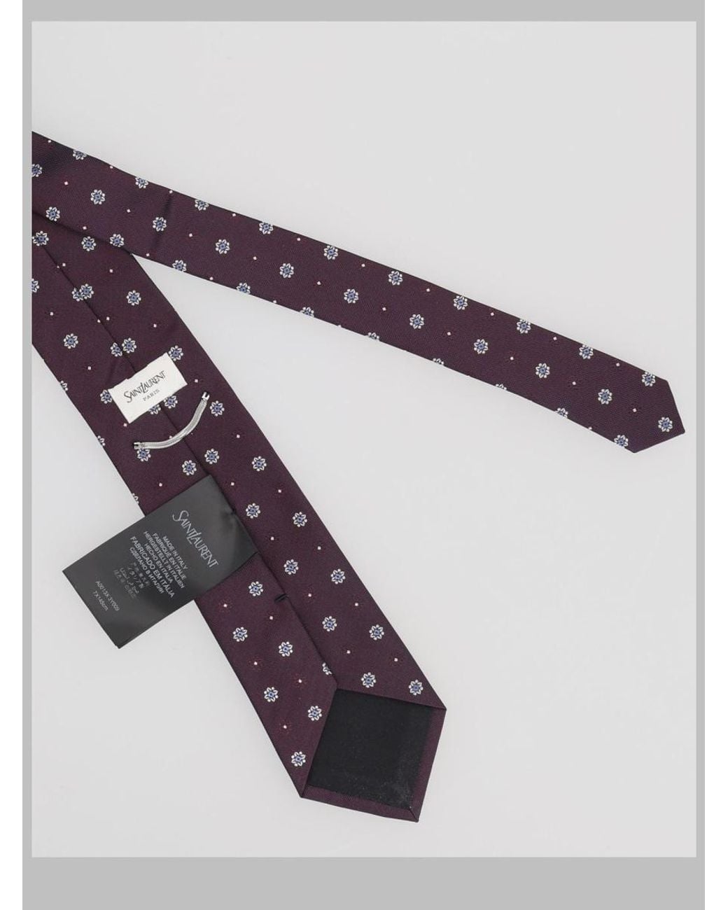 Saint Laurent Red Cravatta for men