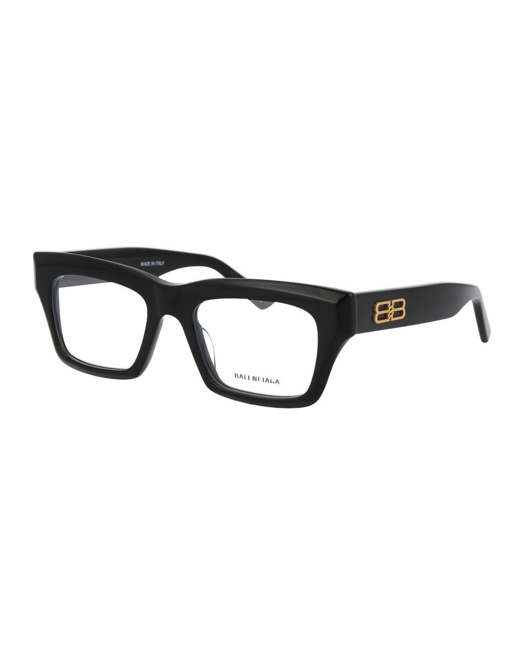 Balenciaga Black Acetate Optical Glasses