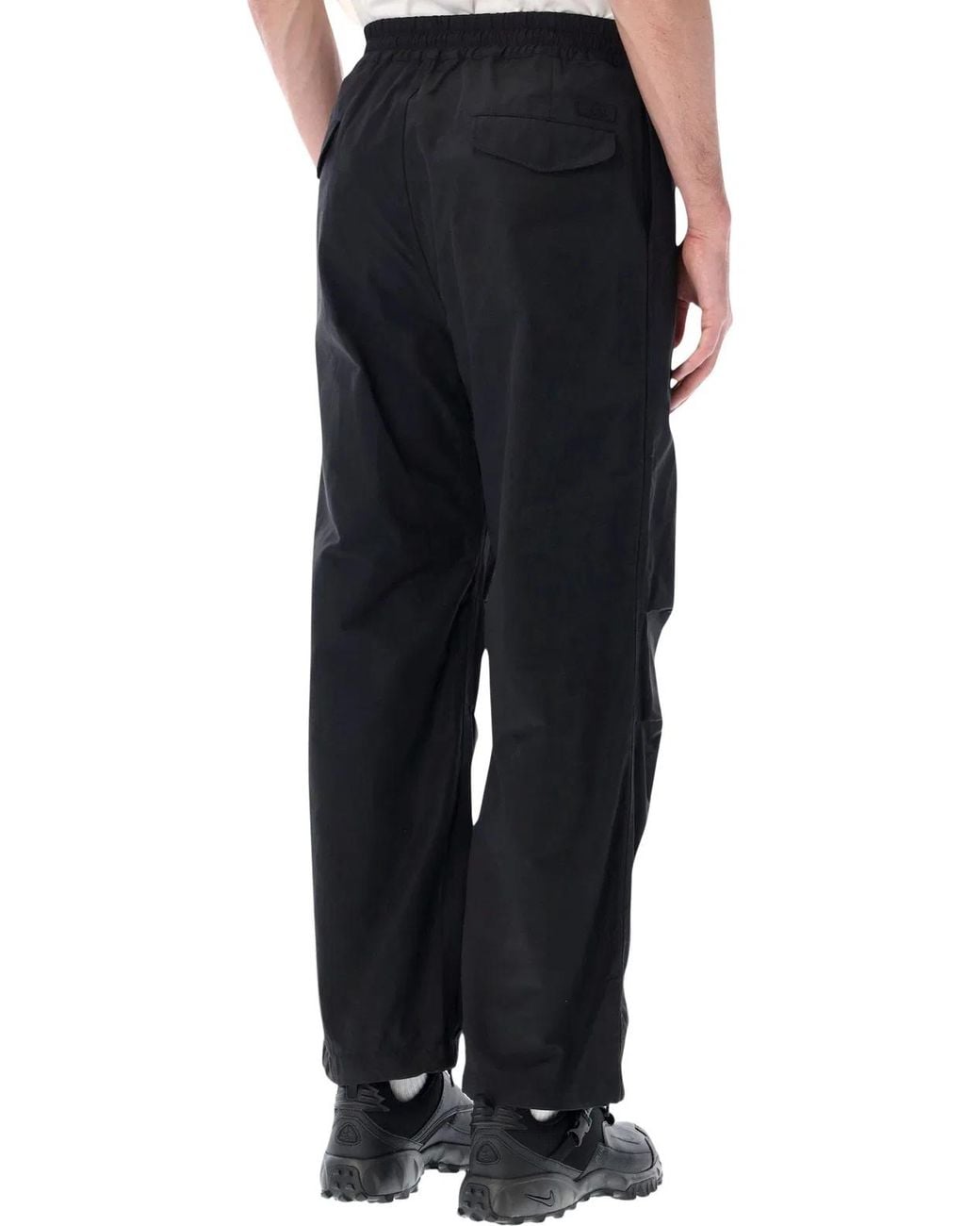 Nanamica Black Recycled Nylon Deck Pants for men