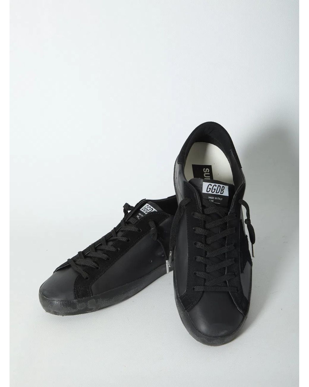 Golden Goose Deluxe Brand White Super Star Sneakers for men