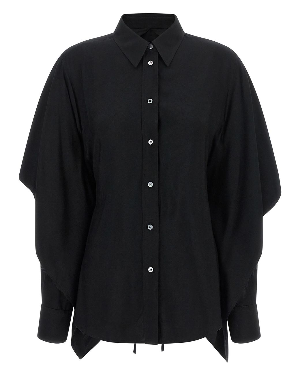 Maison Margiela Black Cape Shirt