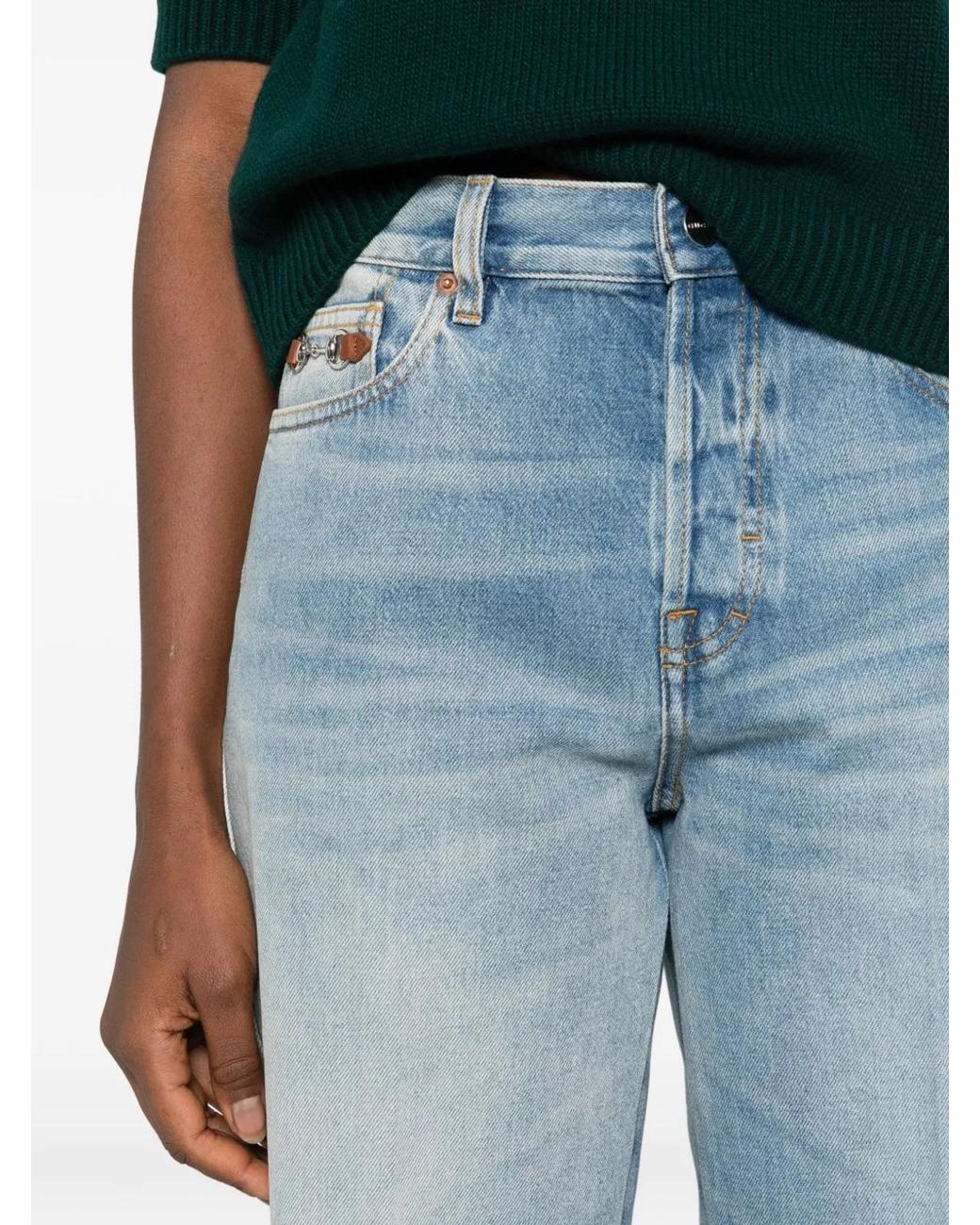 Gucci Blue Denim Cotton Jeans