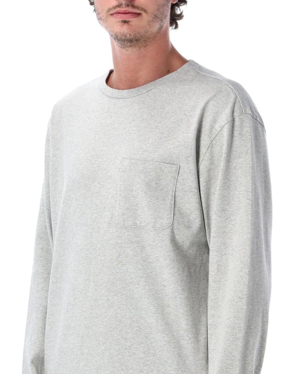 Champion Gray Long Sleeve T-Shirt for men