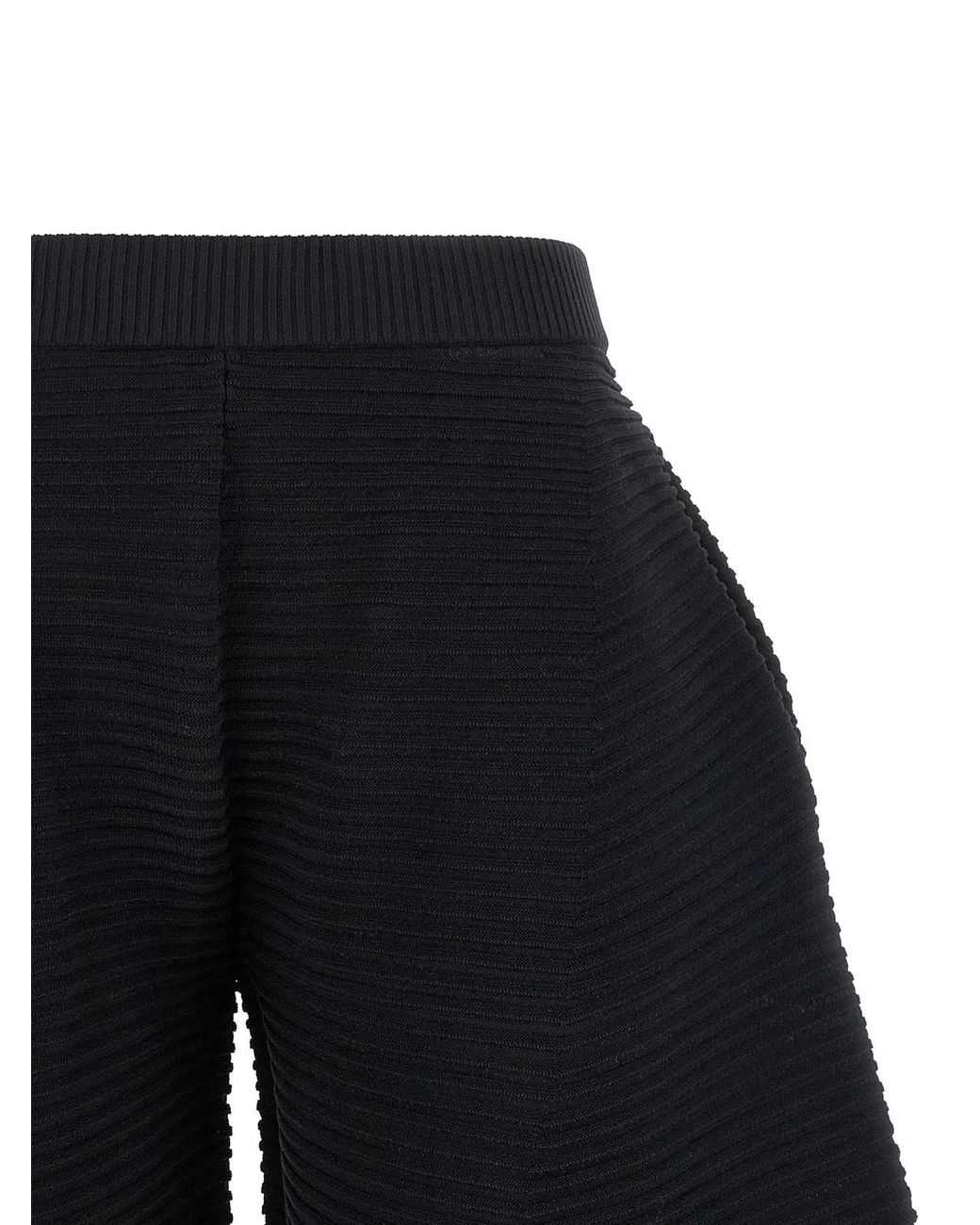 Issey Miyake Blue 'Corrugated Knit' Pants