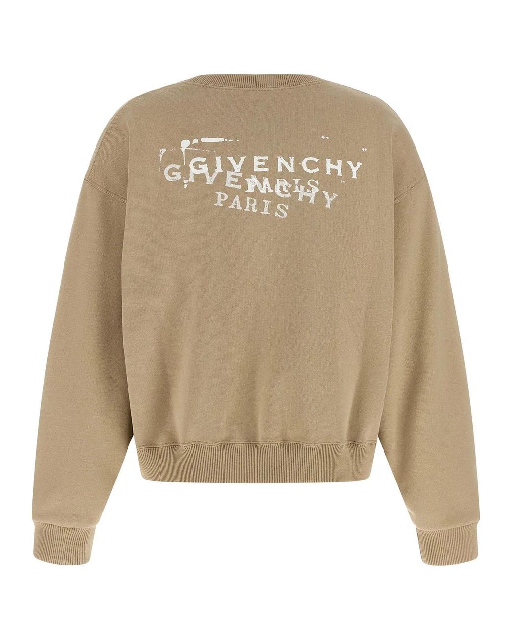 Givenchy Natural 'Logo Stamp' Sweatshirt