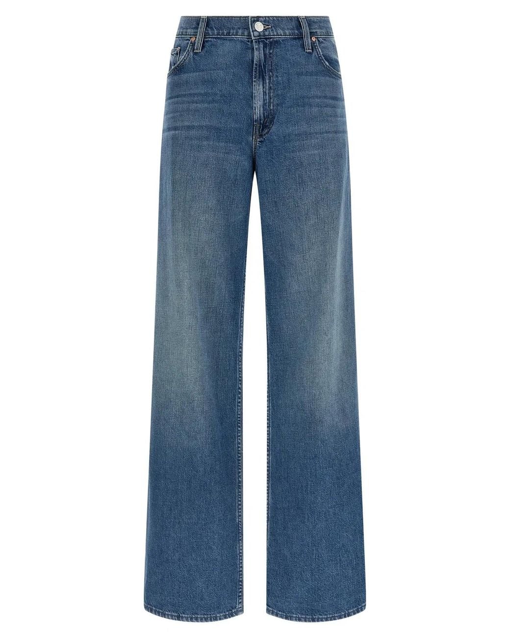 Mother Blue 'The Rerun Zip Sneak' Jeans