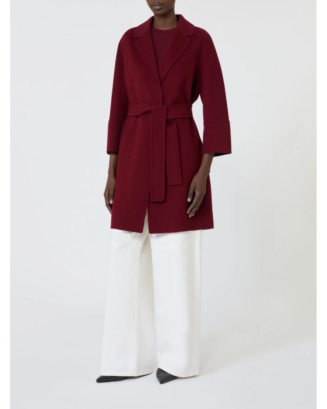 Max Mara Red S Max Mara Arona Short Coat