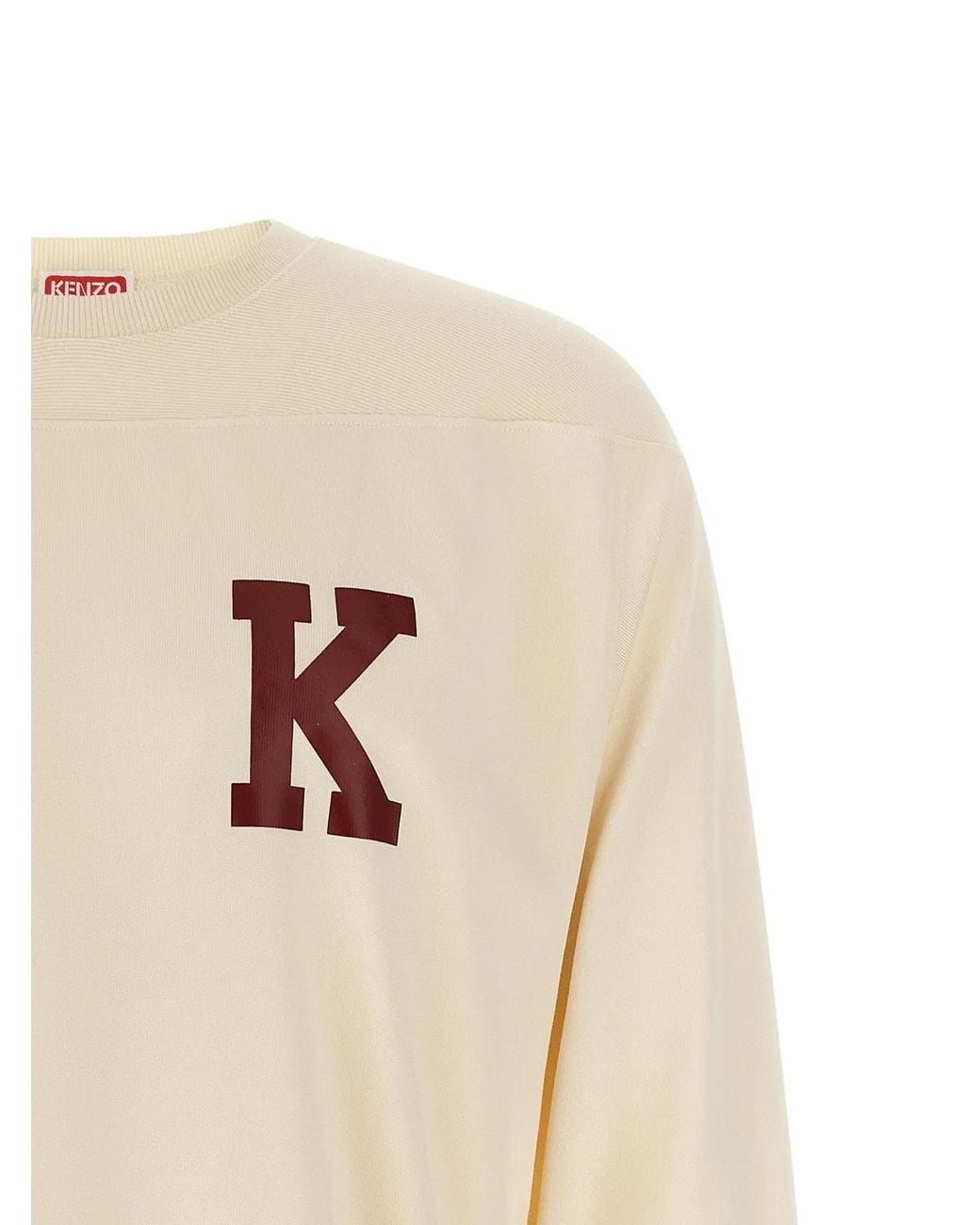 KENZO Natural T-Shirt Varsity' for men
