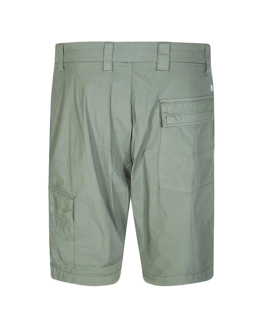C P Company Green Laurel Wreat Cotton Polyamide Bermuda